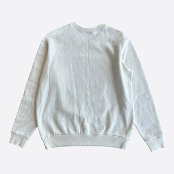 Gucci White & Multicolor Interlocking GG Varsity Logo Sweater - Picture 2 of 7